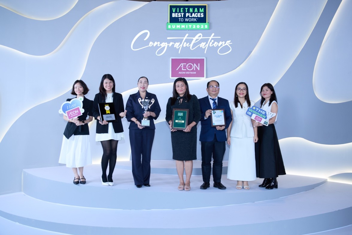 AEON Việt Nam - ba năm liên tiếp Top 1 nơi làm việc tốt nhất ngành bán lẻ