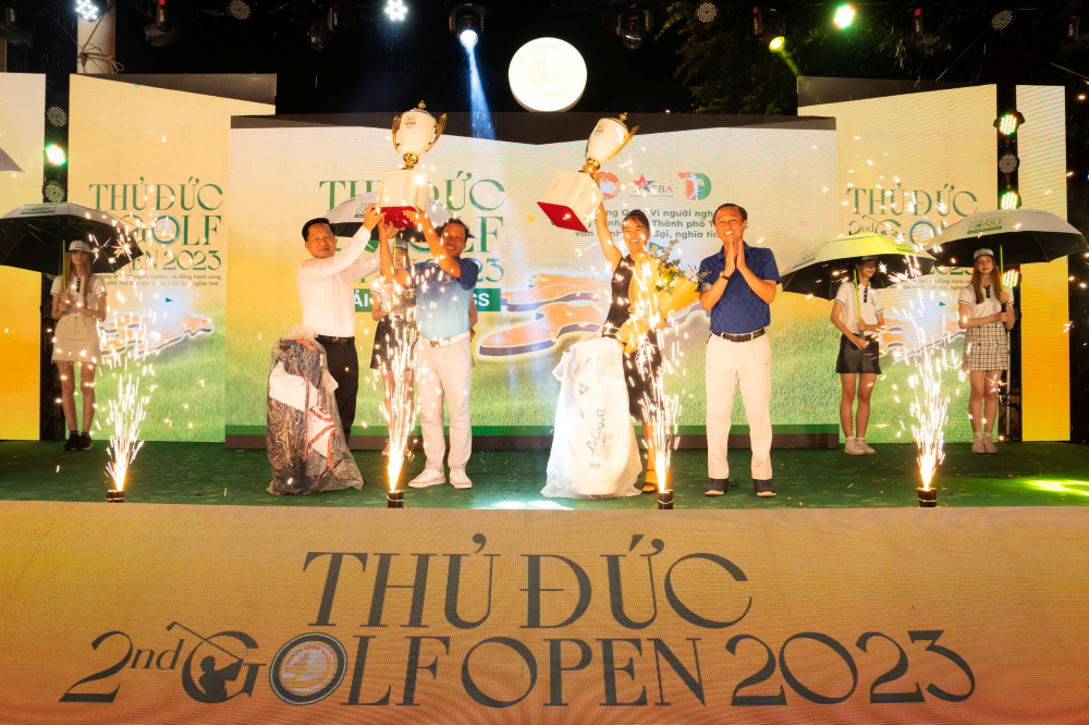 Hơn 35 tỉ đồng được đóng góp tại Giải Golf Thủ Đức Open lần 2