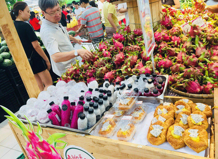 Hệ thống Big C và GO! Market sẽ tiêu thụ 500 tấn thanh long Bình Thuận mùa vụ 2019