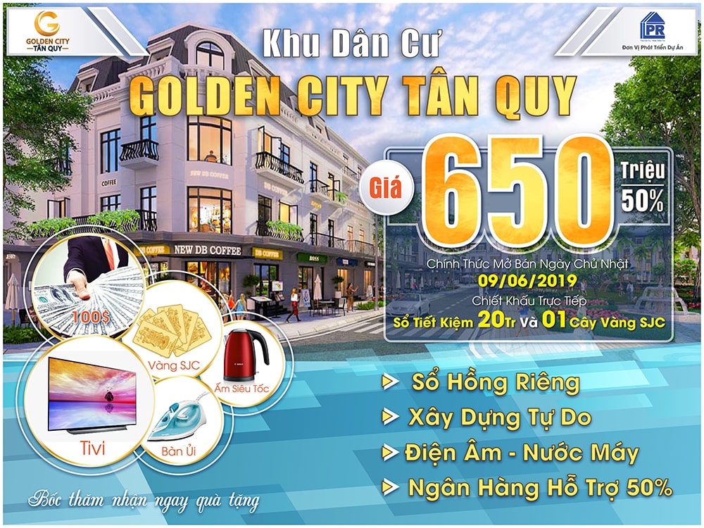 ‘Sự thật’ về Golden City Tân Quy do Lan Phương Real làm Chủ đầu tư?