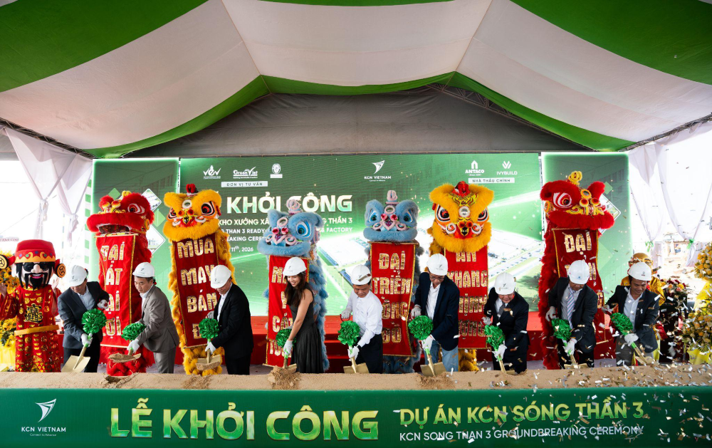 KCN Việt Nam khởi công dự án KCN Việt Nam khởi công dự án