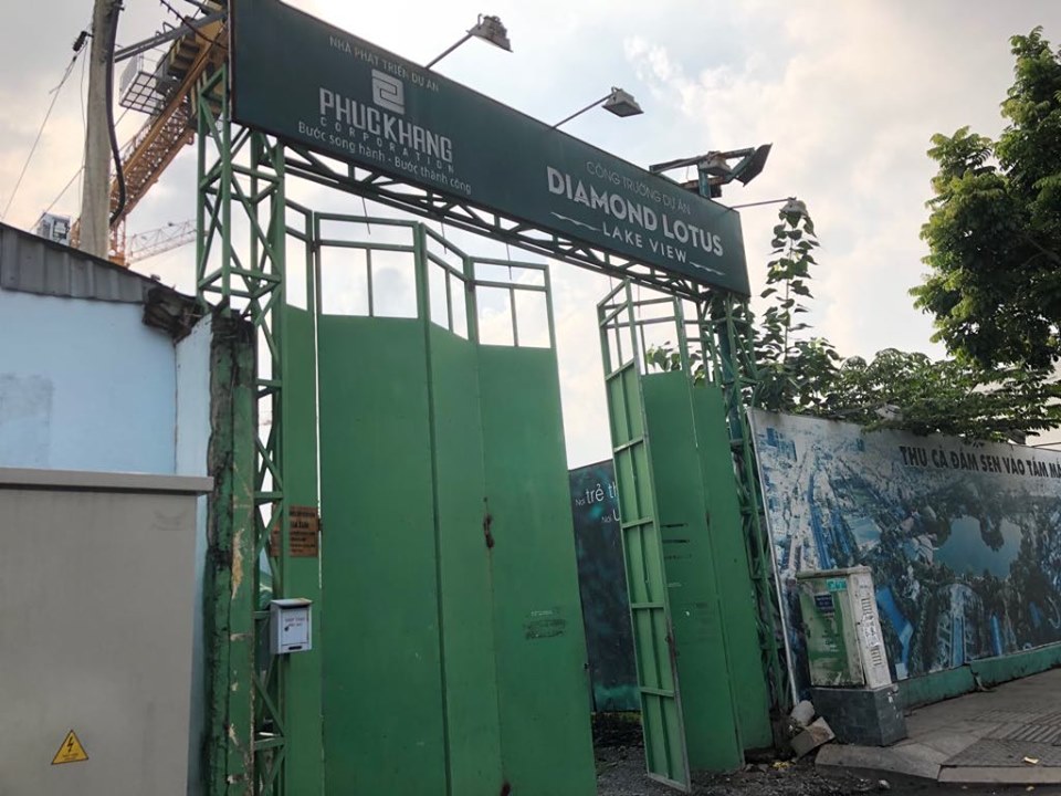 Dự án Diamond Lotus Lake View của Phúc Khang: Công trình 'xanh mắt'... đợi
