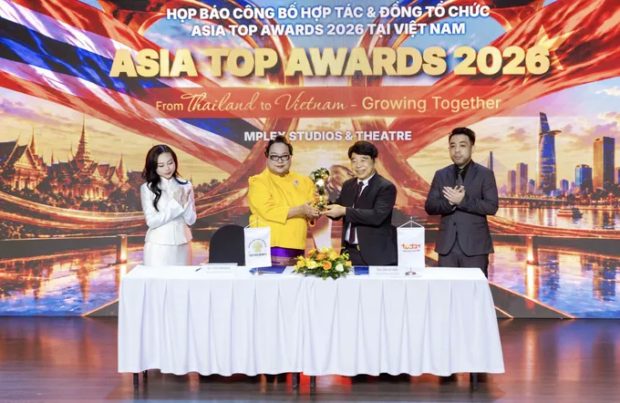 Asia Top Awards 2026 công bố 35 giải thưởng về văn hóa, nghệ thuật, giải trí và 7 hạng mục khối doanh nghiệp