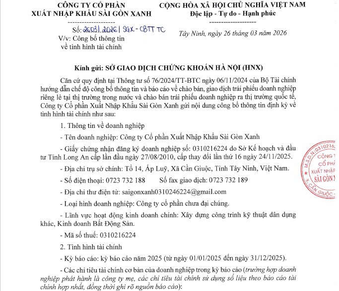 Chủ đầu tư An Phước Sài Gòn Riverside lỗ lũy kế phình to gần 98 tỷ đồng trong năm 2025